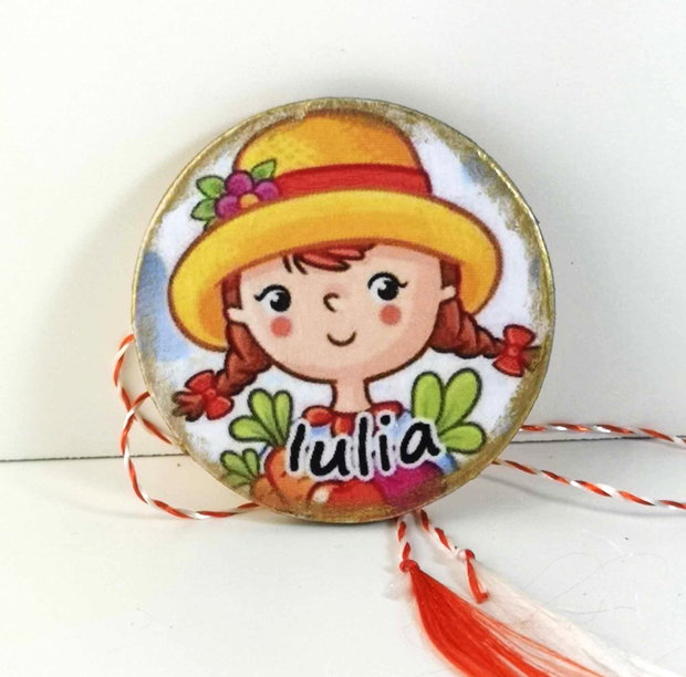 Martisor personalizat cu nume