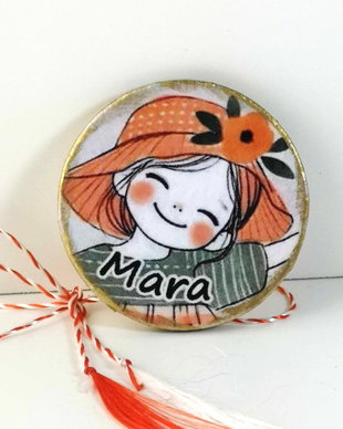 Martisor personalizat cu nume