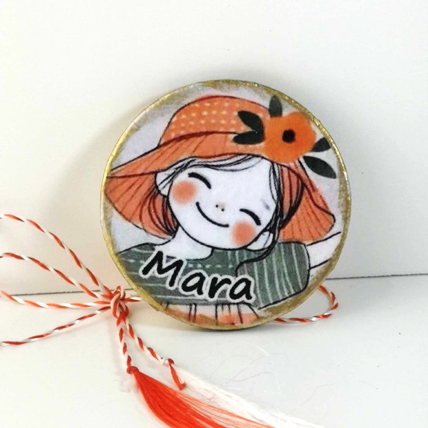 Martisor personalizat cu nume