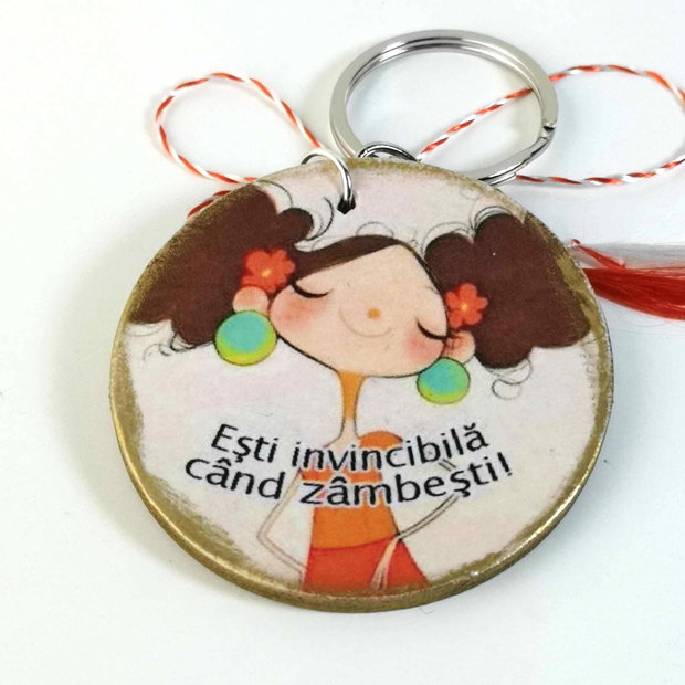 Breloc personalziat - martisor