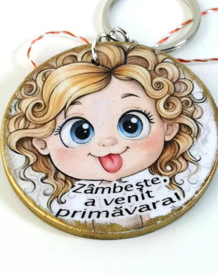 Breloc personalziat - martisor