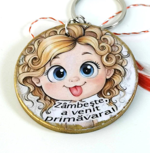 Breloc personalziat - martisor