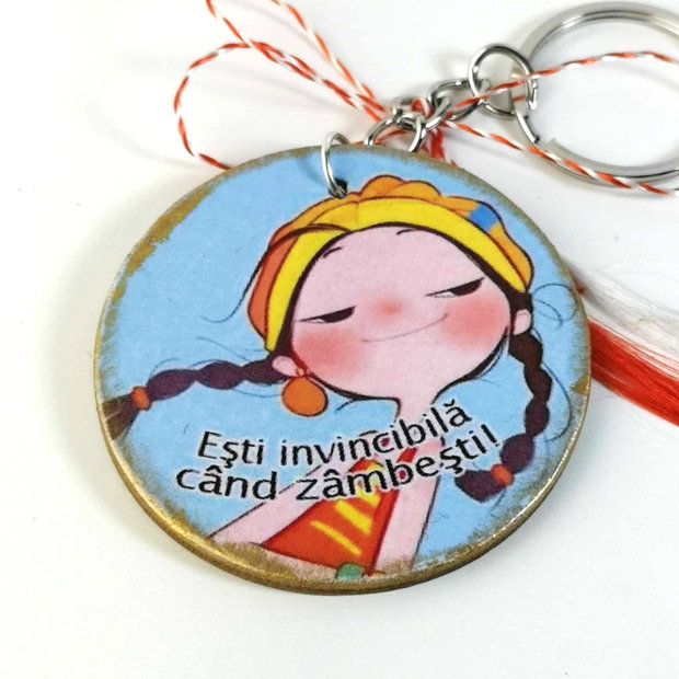 Martisor personalziat - breloc