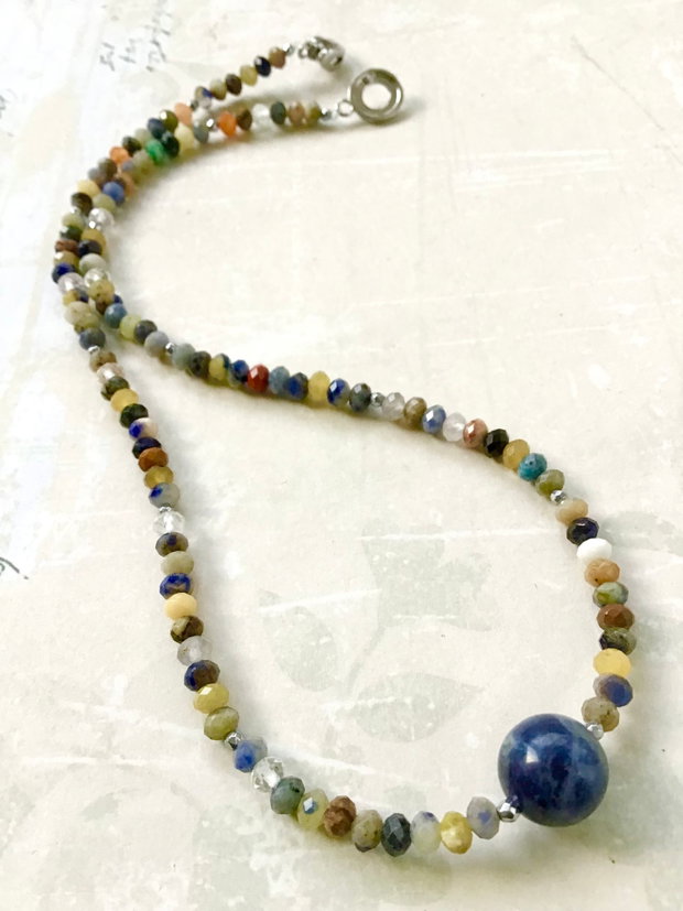 Colier CHOKER mix pietre