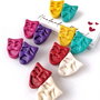 Brosa (martisor) masti de teatru colorate