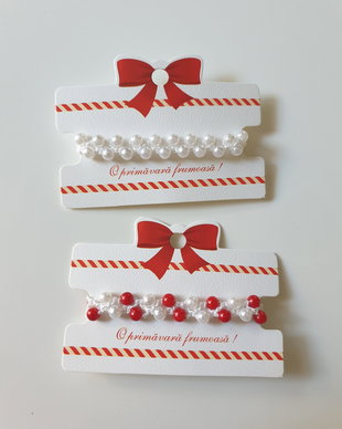 Martisor brățară perla