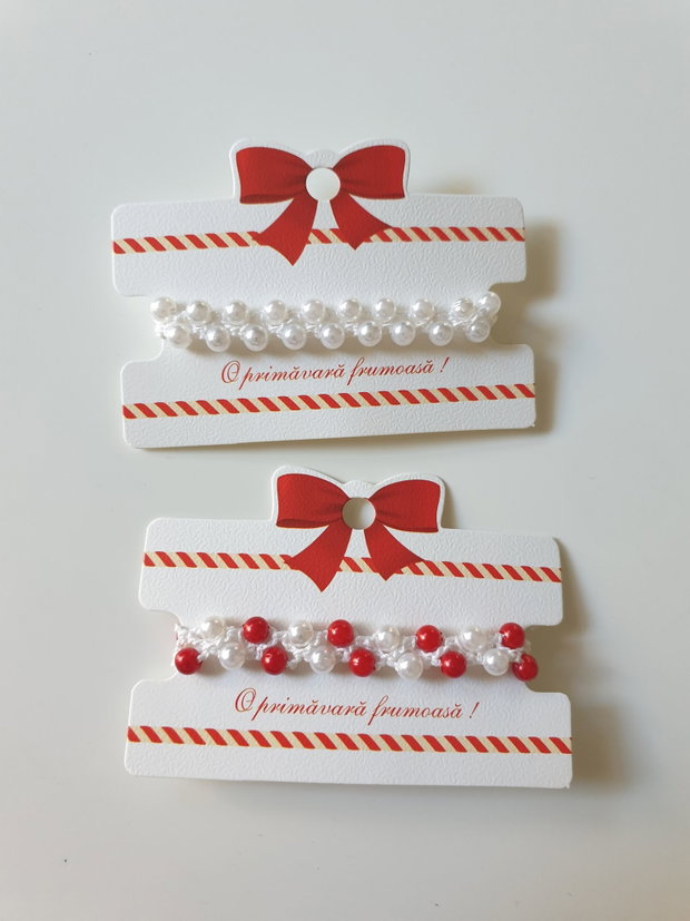 Martisor brățară perla