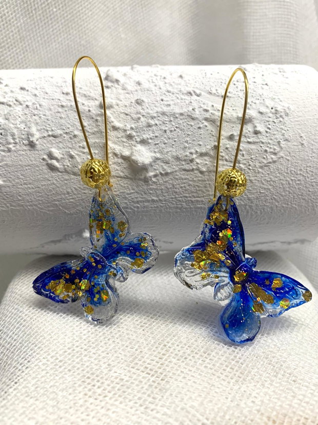 cercei handmade din rasina