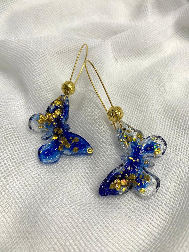 cercei handmade din rasina