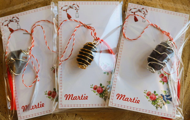 Pandantive din pietre semipretioase/martisor