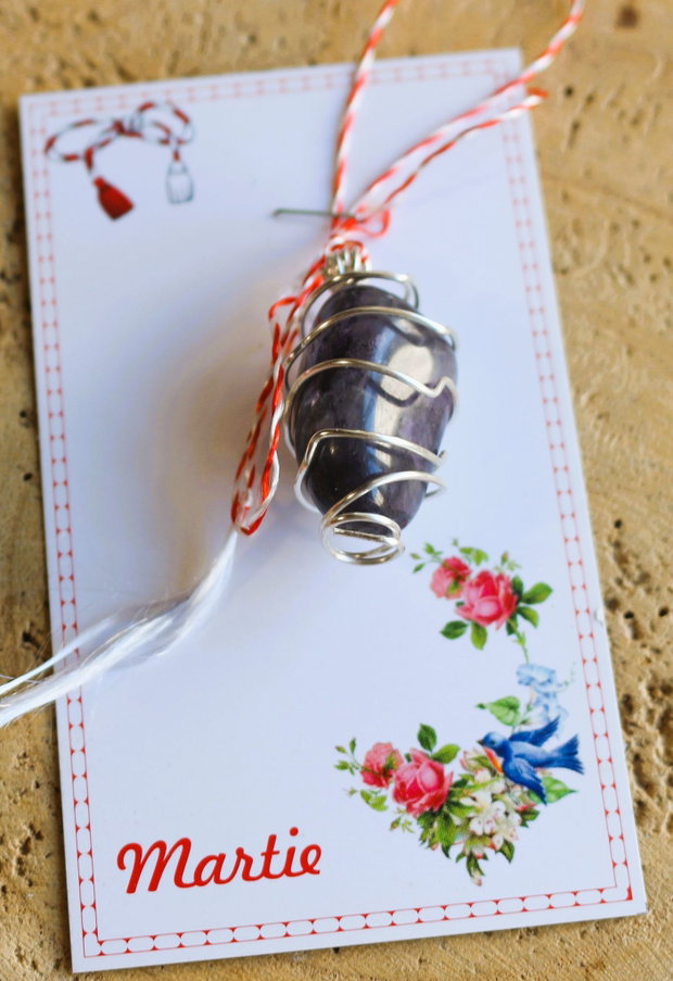 Pandantive din pietre semipretioase/martisor