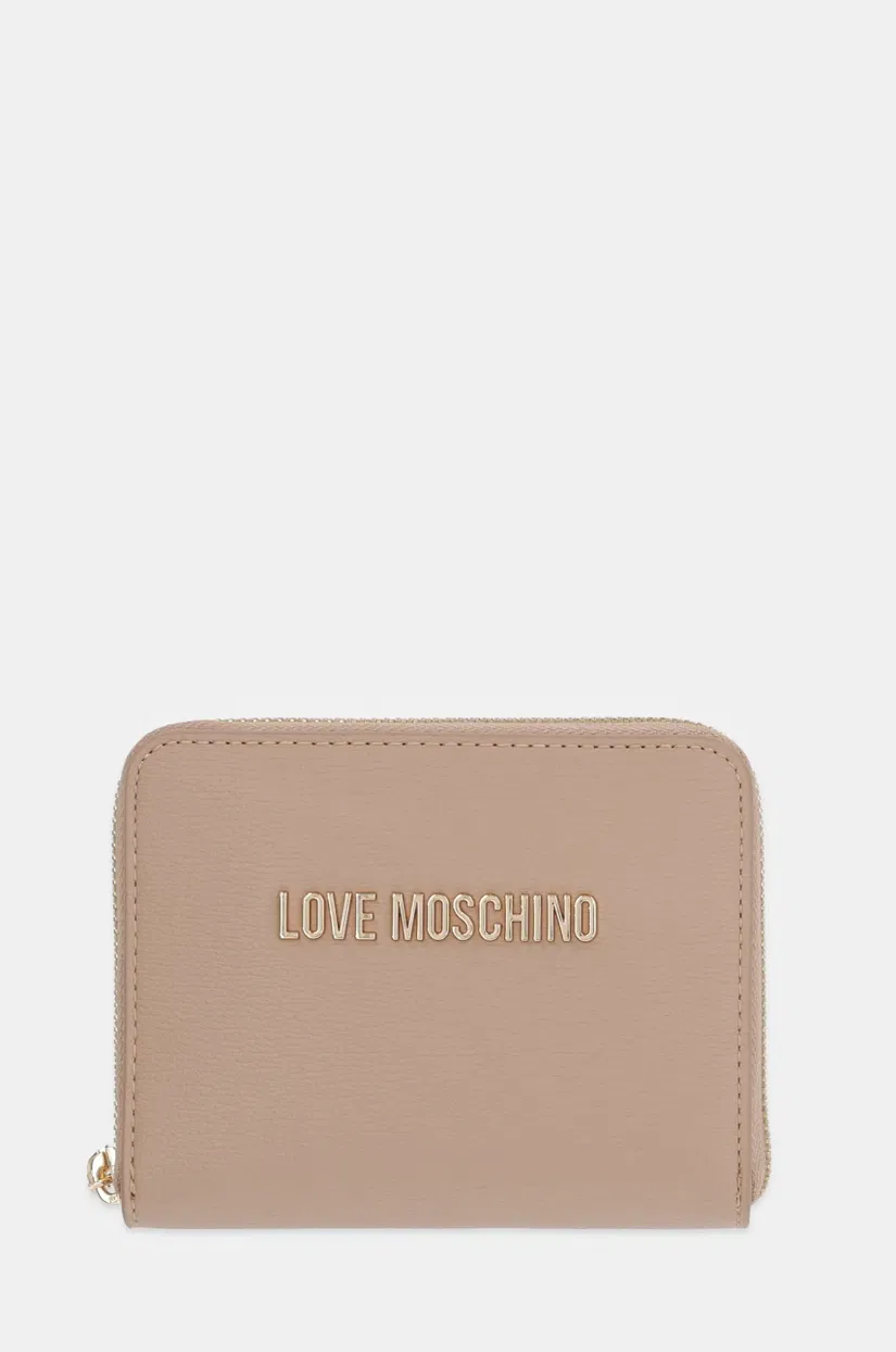 Love Moschino portofel femei, culoarea bej, JC5702PP1