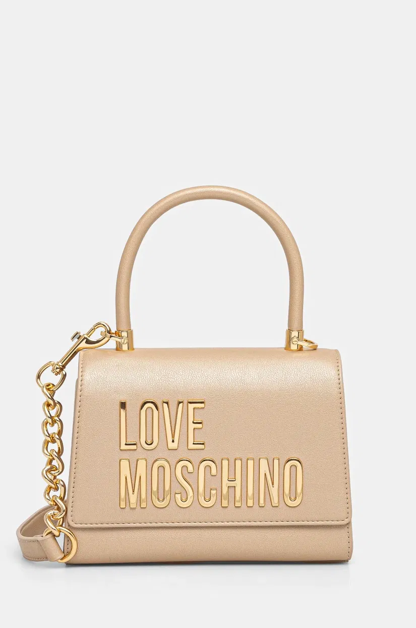 Love Moschino poseta culoarea auriu, JC4024PP1