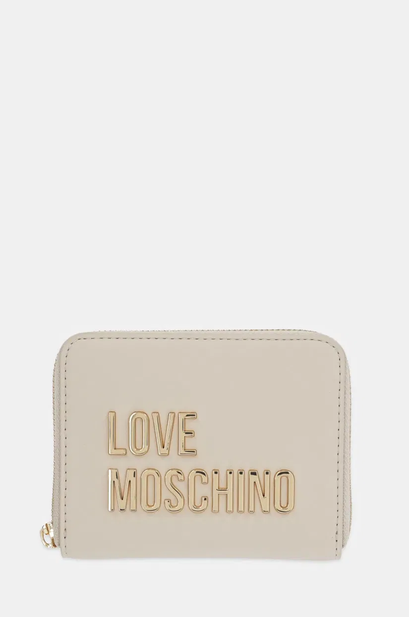 Love Moschino portofel femei, culoarea bej, JC5613PP1