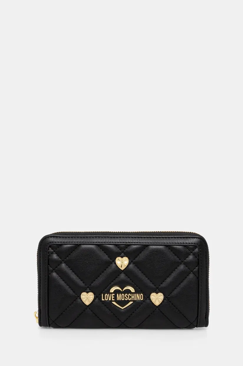 Love Moschino portofel femei, culoarea negru, JC5654PP1