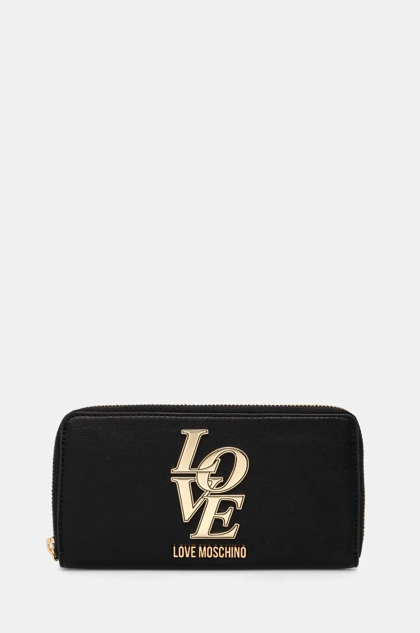 Love Moschino portofel femei, culoarea negru, JC5664PP1