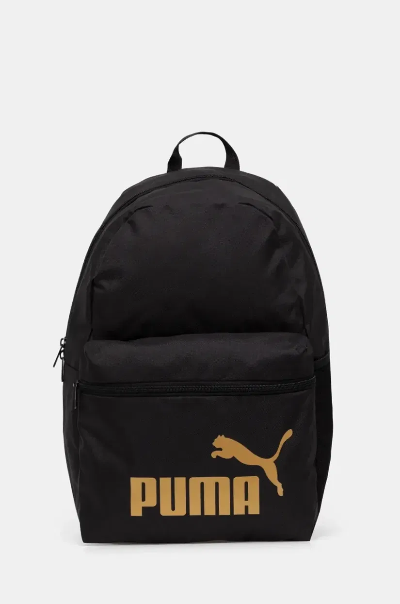 Puma rucsac culoarea negru, mare, cu imprimeu, 91164