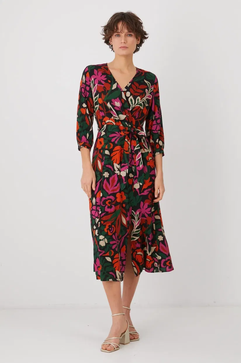 Medicine rochie midi, evazati