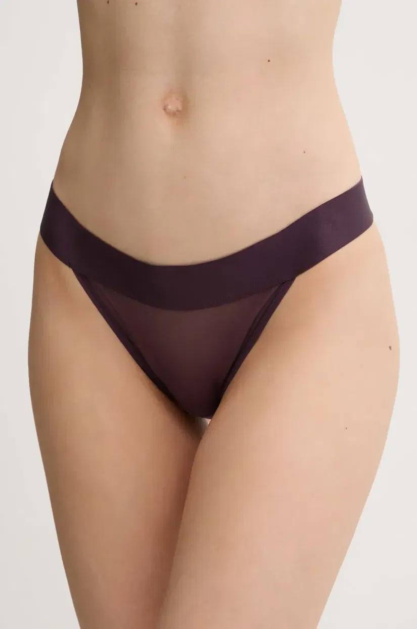 Dkny chiloti culoarea violet, transparent, DK8945