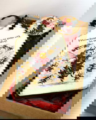 Set cadou semn de carte si martisor pentru invatatoare/ educatoare - tema albinute