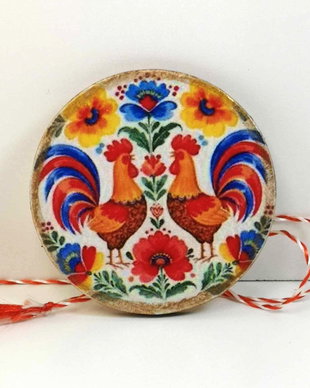 Martisor cu motive traditionale