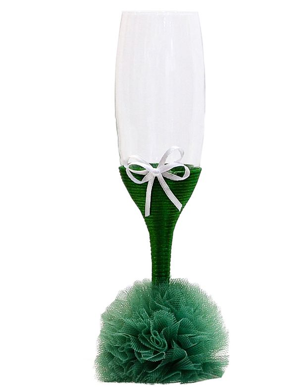 Pahare personalizate miri nasi cu tiul verde smarald