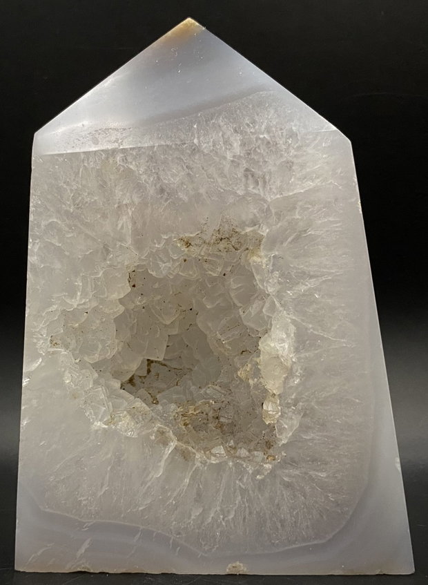 Agat Natural - Obelisc geoda piatra semipretioasa
