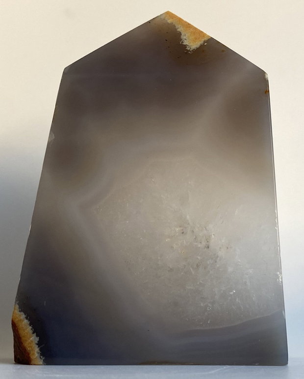 Agat Natural - Obelisc geoda piatra semipretioasa