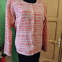 Cardigan casmir cu imprimeu