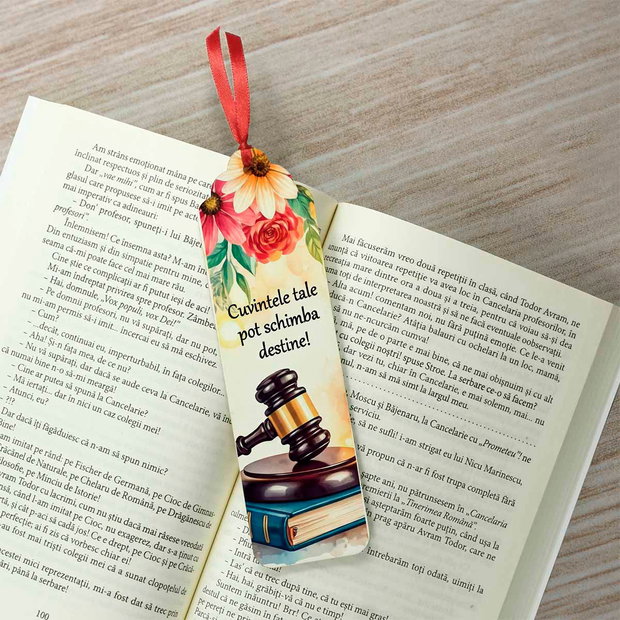 Semn de carte personalizat pentru avocat
