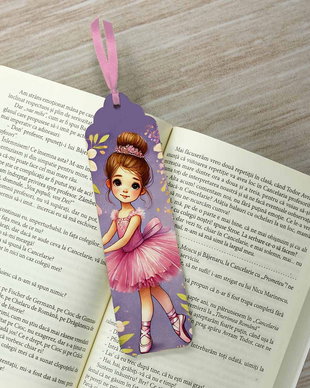 Semn de carte balerina
