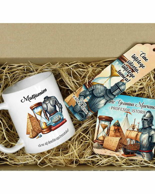 Set cadou personalizat profesor istorie