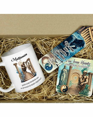Set cadou personalizat profesor filosofie