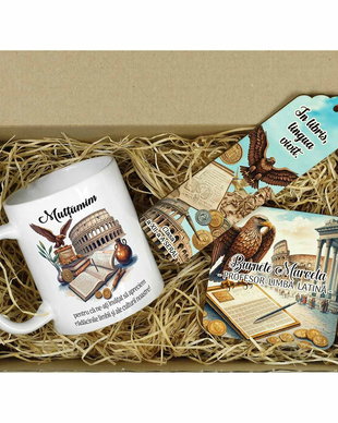 Set cadou personalizat profesor limba latina