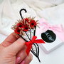 Broșa umbrela - Poppy Charm