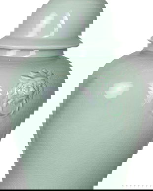 Amfora din portelan vernil