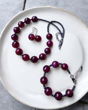 REZERVAT Set agate visinii