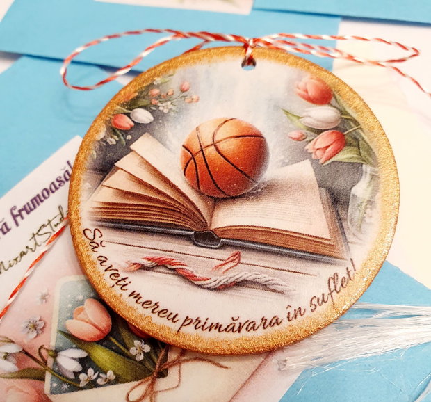Martisor personalizat baschet