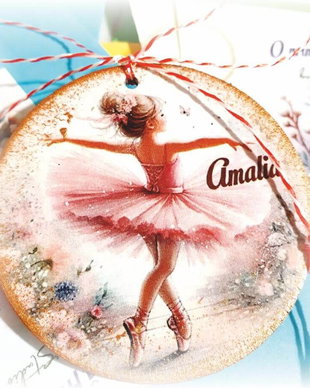 Martisor personalizat balerina