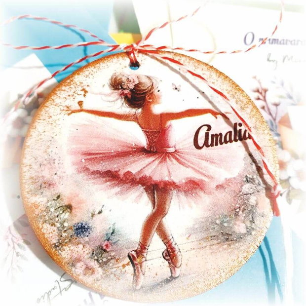 Martisor personalizat balerina