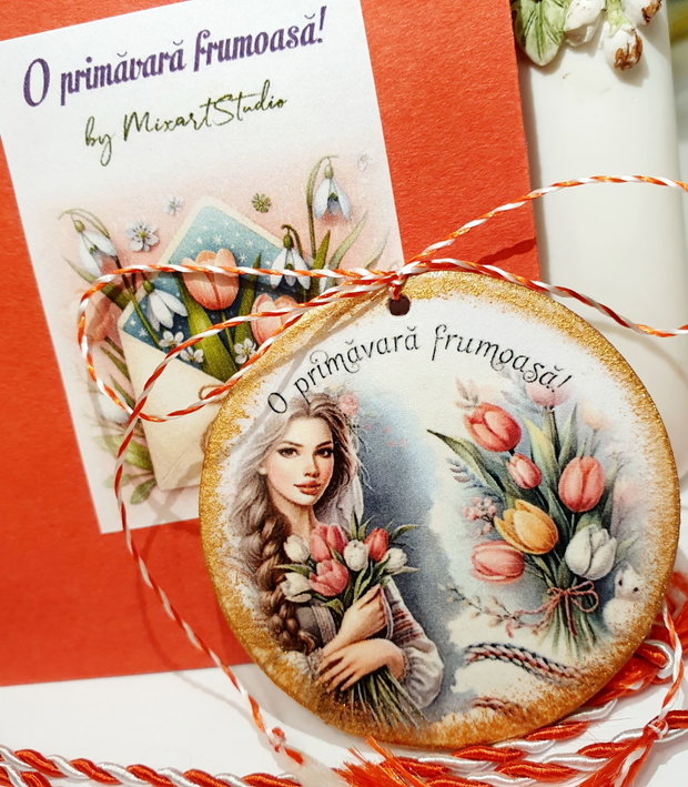 Martisor personalizat port traditional