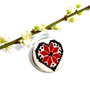Brosa - martisor cu broderie manuala