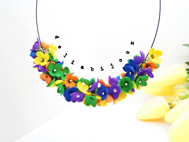 Set Bijuterii Handmade Flori de Poveste (cod1181)