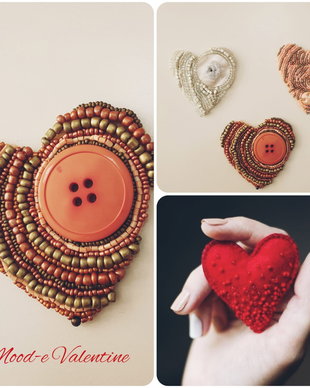 Broșă Mood-E Valentine