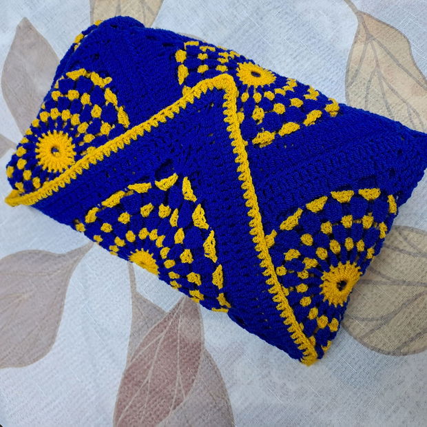 Șal ,,Anna"indigo