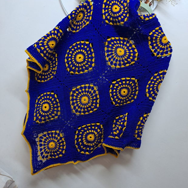 Șal ,,Anna"indigo