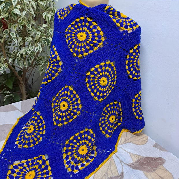 Șal ,,Anna"indigo