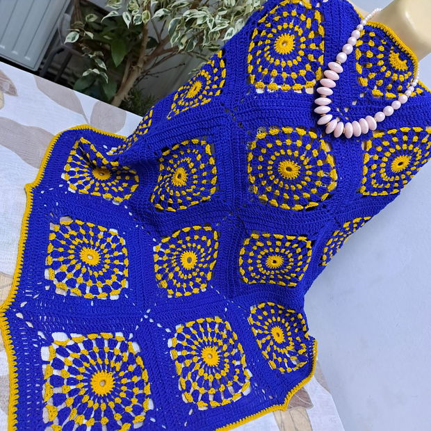 Șal ,,Anna"indigo