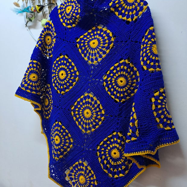 Șal ,,Anna"indigo