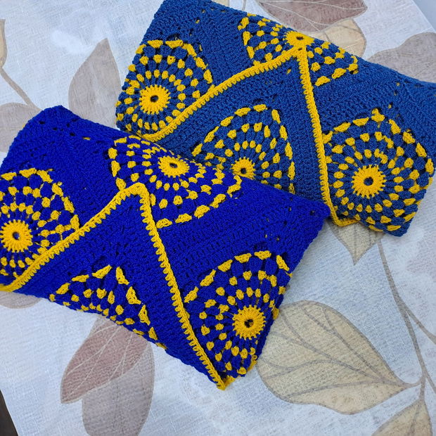 Șal ,,Anna"indigo